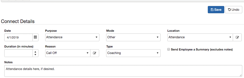 Attendance connect in QSP
