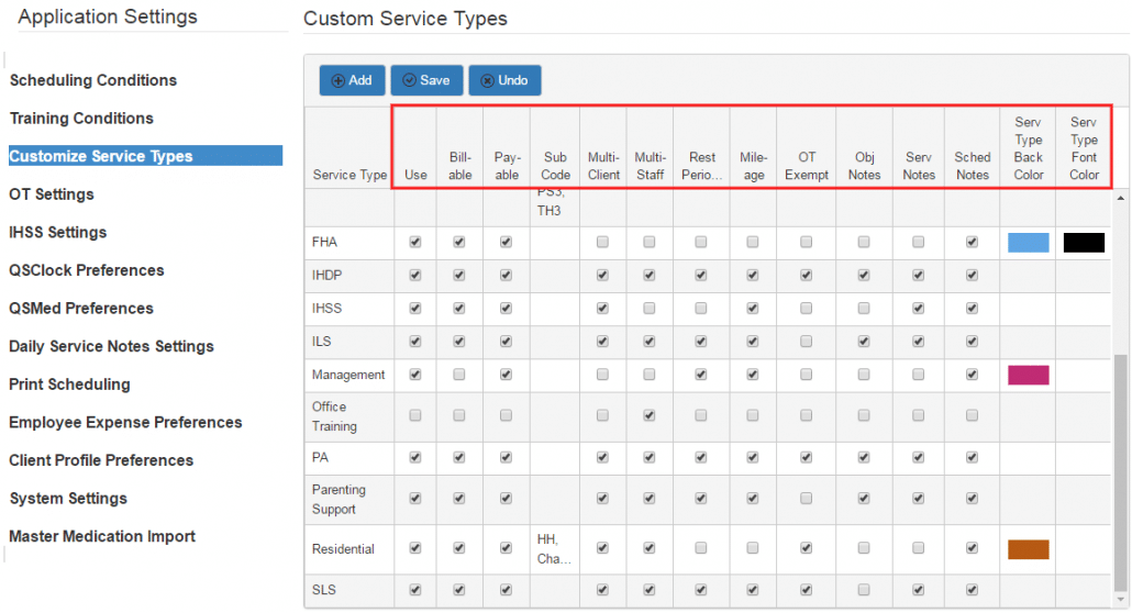 DDS programs_qsp app settings