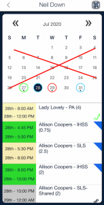 QSP Daily service note start date schedule mobile