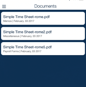 employee document storage QSP Mobile