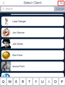 client list schedule view_qsp mobile app