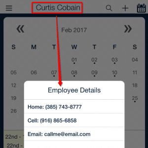 employee contact details_qsp mobile app