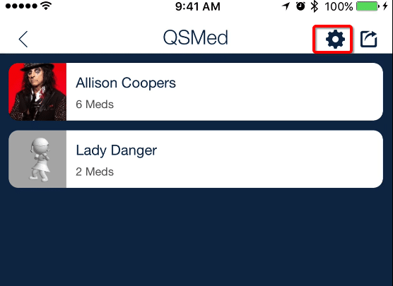 configuring client mobile device for QSMED_mobile medication tracking app