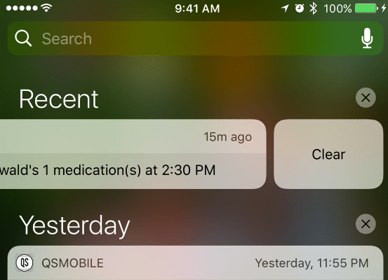clear medication reminder_qsp medication tracking app