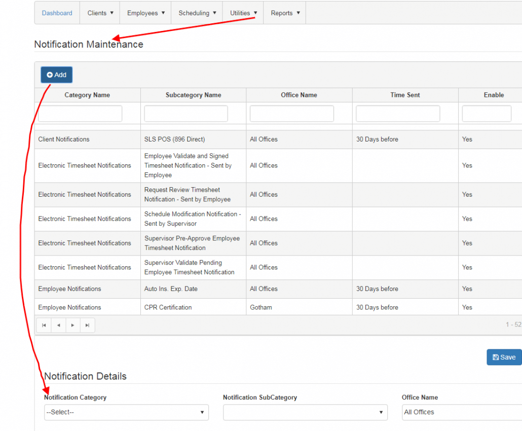 notification add new
